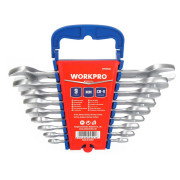 WORKPRO WP202505 9 Piece Double Open Ended Spanner Set