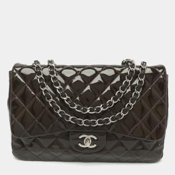 Classic Single Flap Jumbo Oliv