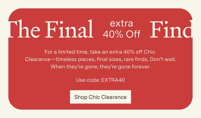 Shop chic Clearance