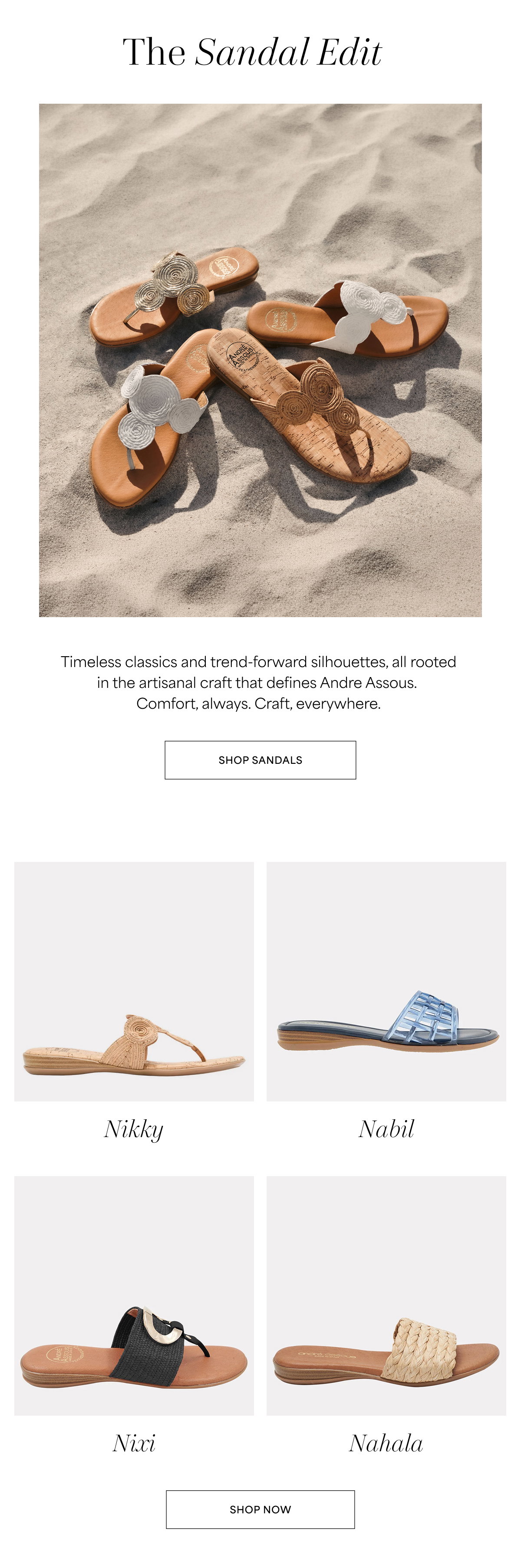 The Sandal Edit