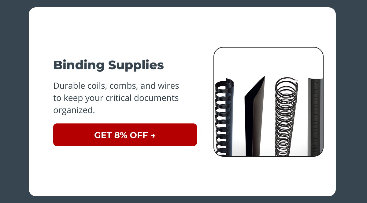 Binding Supplies  