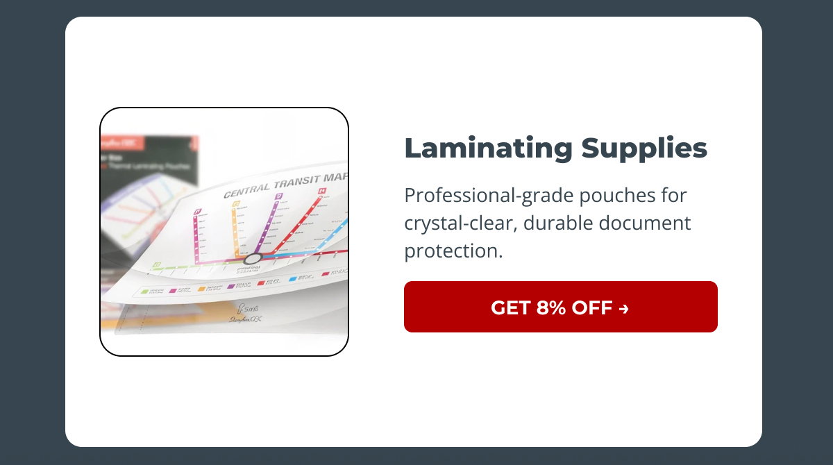 Laminating Supplies  