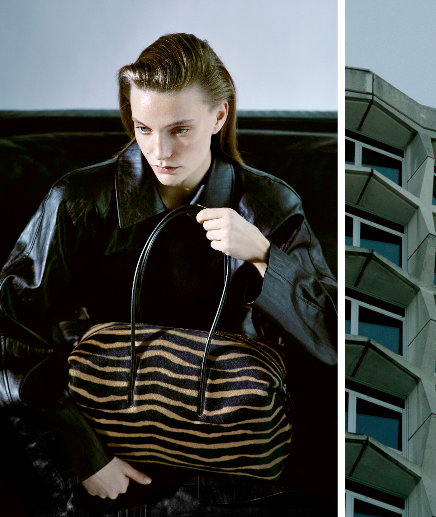 the stockholm zebra-effect hair calf