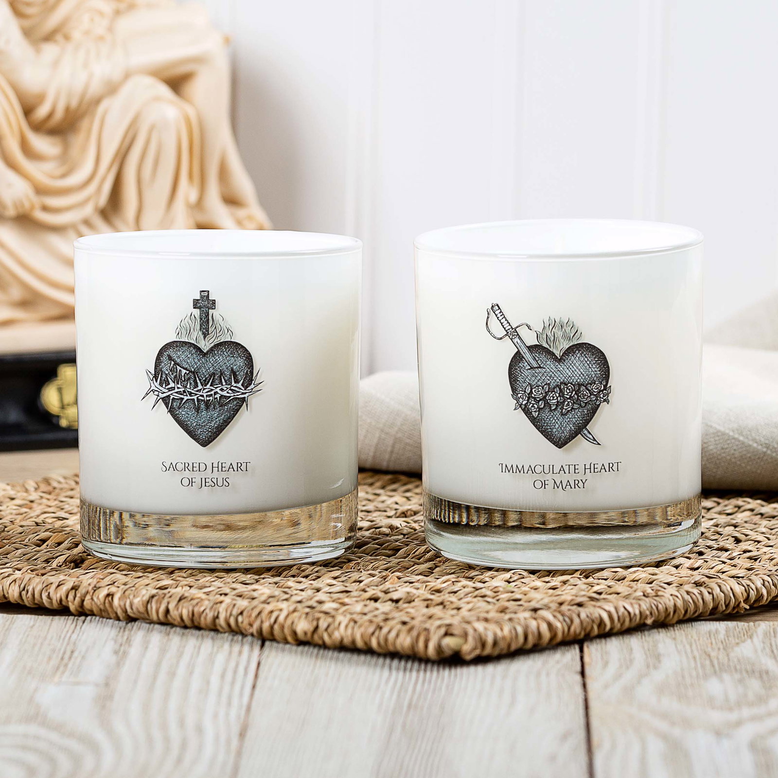 Two Hearts Candle Set