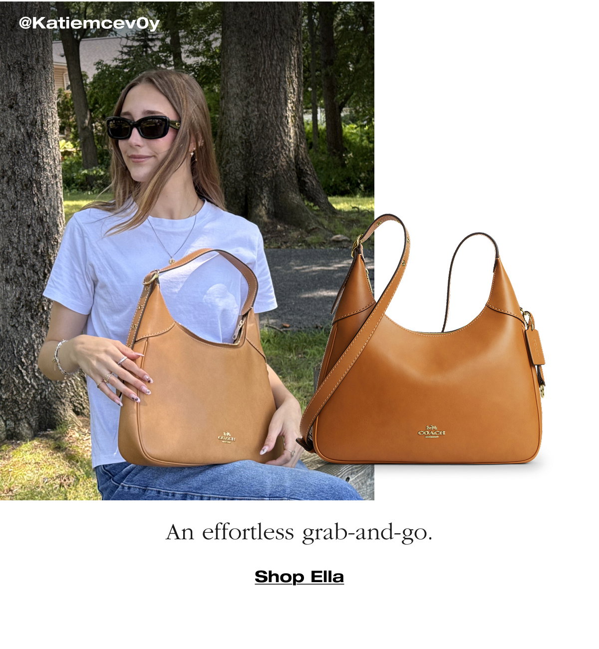 An effortless grab-and-go. Shop Ella