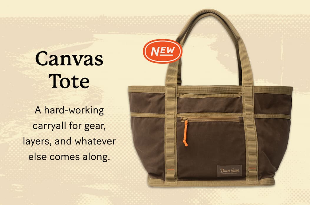Canvas Tote | A hard-working carryall for gear, layers, and whatever else comes along.