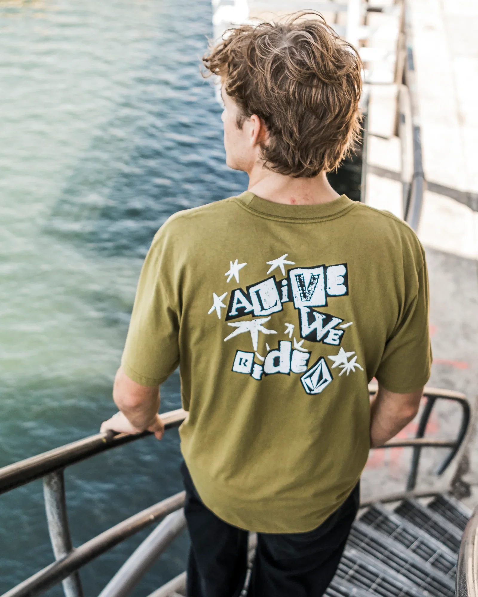 Image of Men's Alive We Ride Short Sleeve Tee