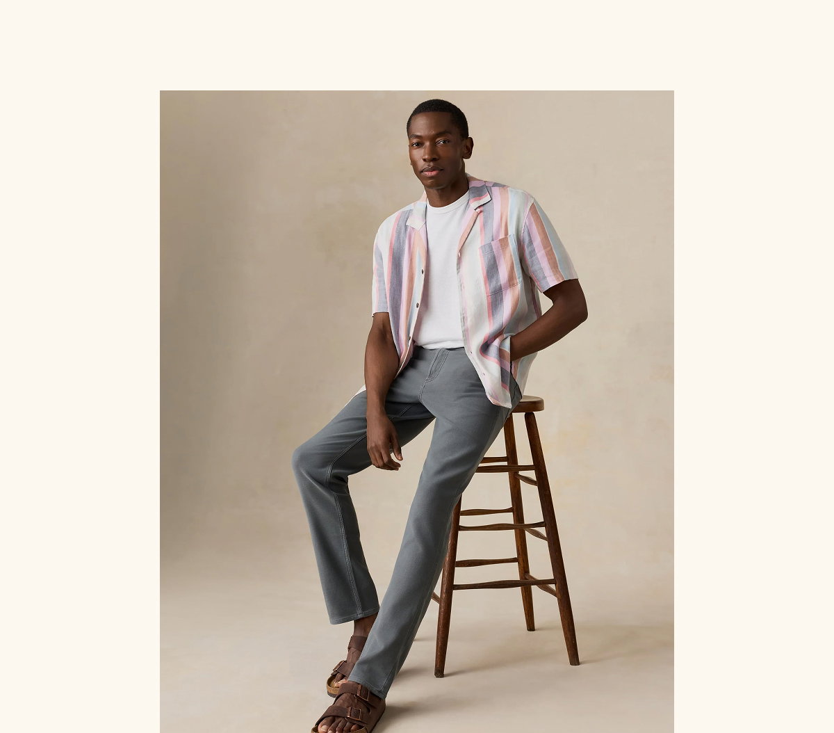Shop Stretch Terry 5-Pocket Pant