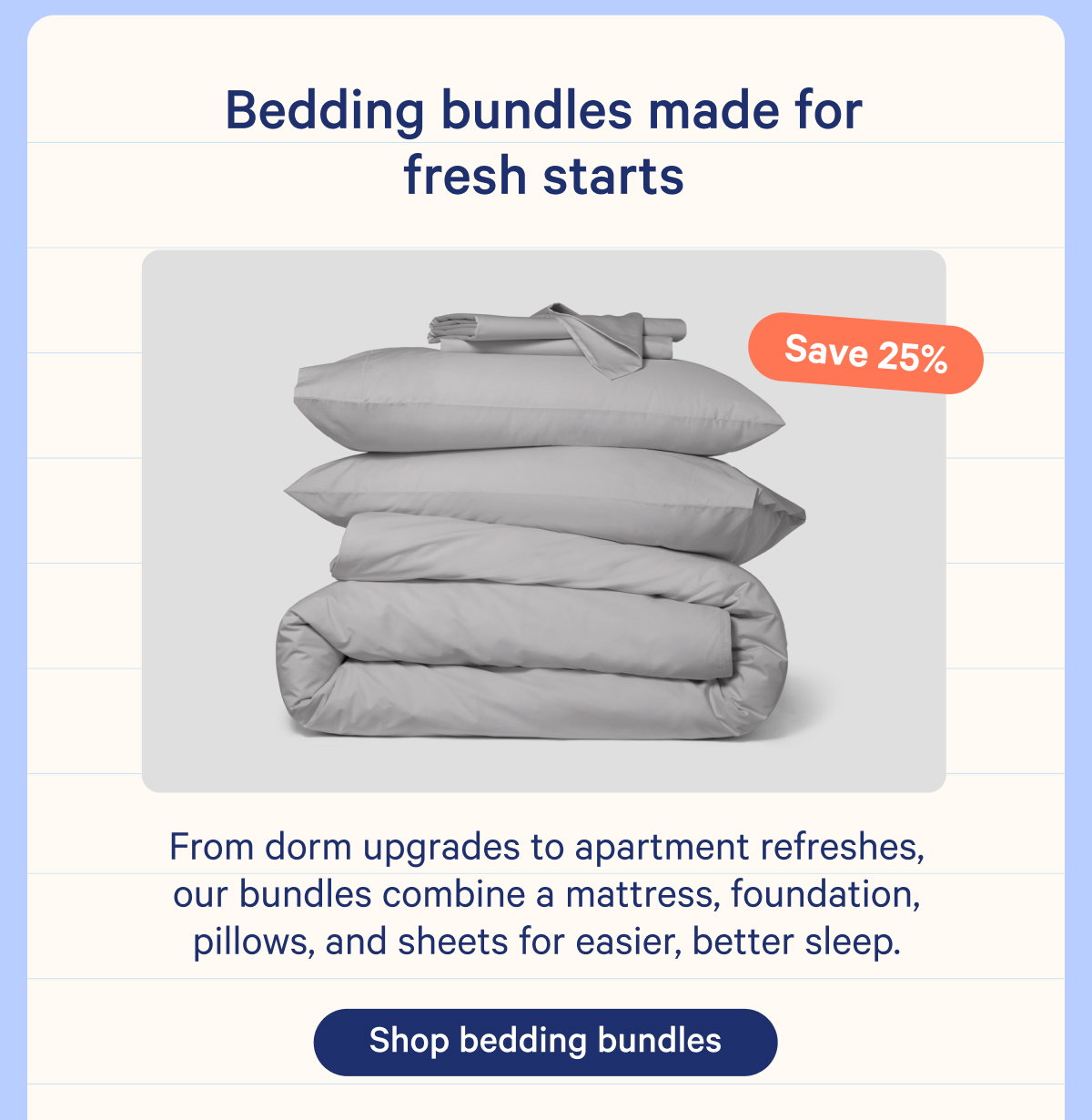 Shop bedding bundles