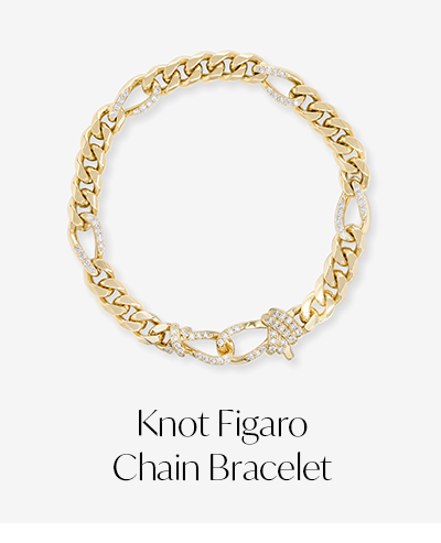 Knot Figaro Chain Bracelet