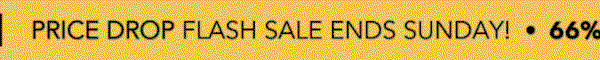 Price drop sale ends Sunday! 