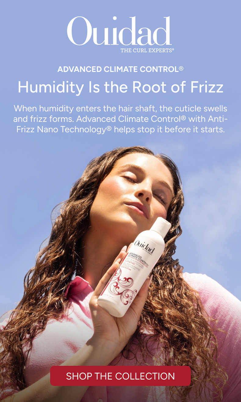 Block Humidity before frizz starts. Frizz happens when humidity enters the hair shaft and swells the cuticle. Anti-Frizz Nano Technology® blocks it before it starts.