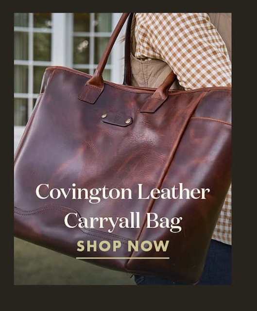 Covington Leather Carryall Bag
