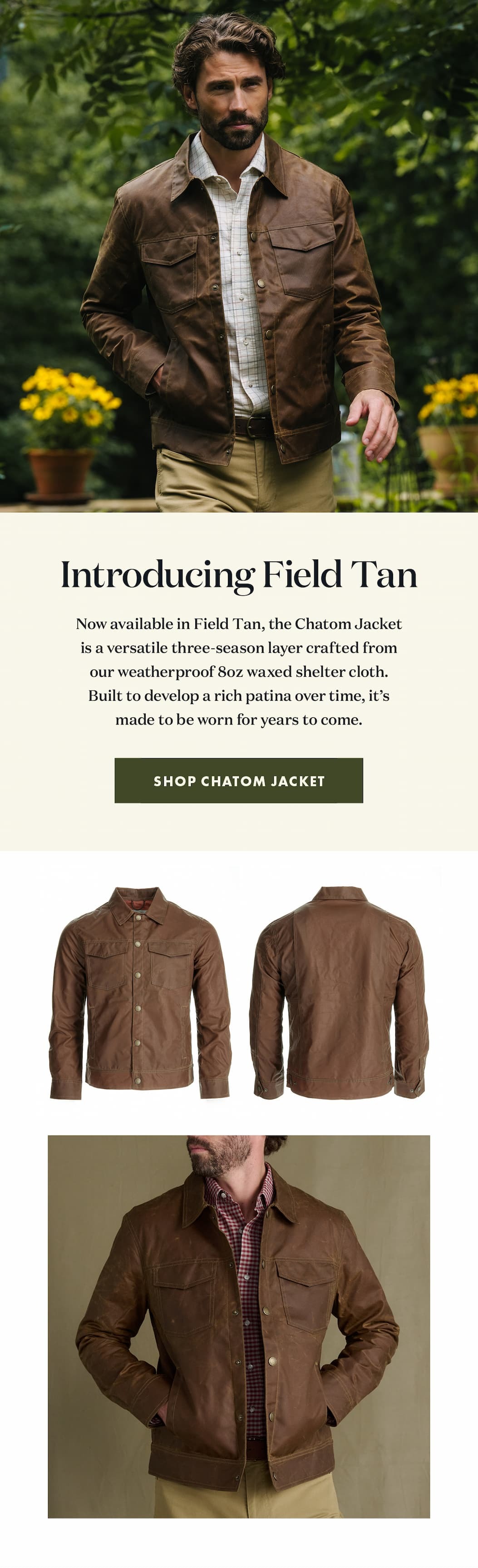 Chatom Jacket - Introducing Field Tan