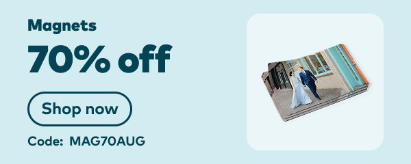 70% off magnets. Code: MAG70AUG. Shop now.