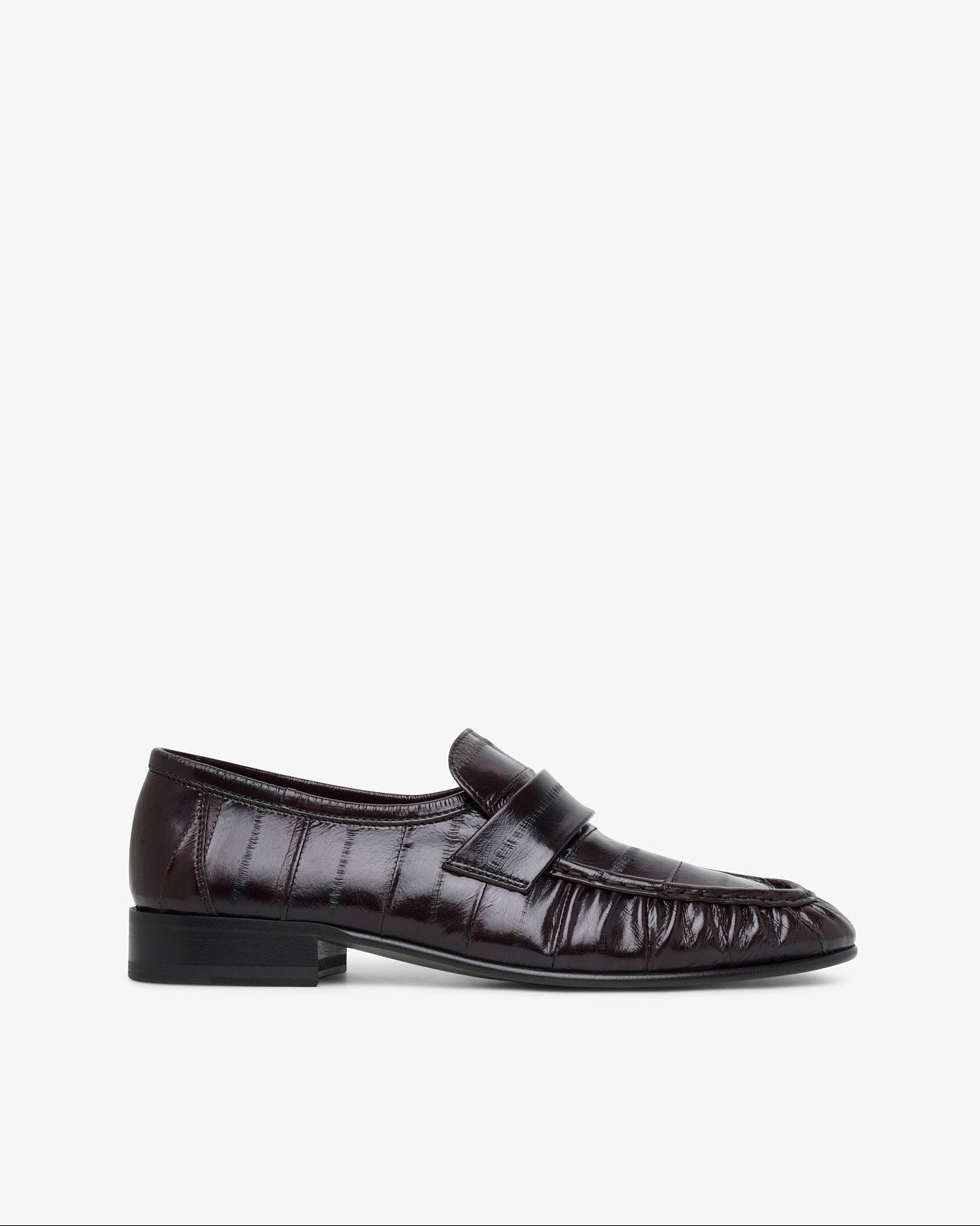 Brown suede slip ons alaia neo vienne