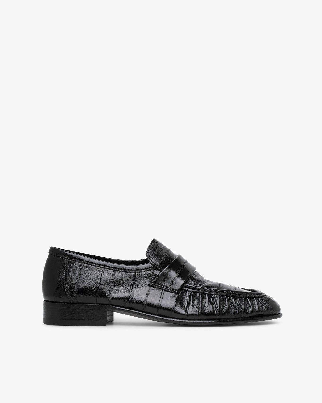 Brown suede slip ons alaia neo vienne