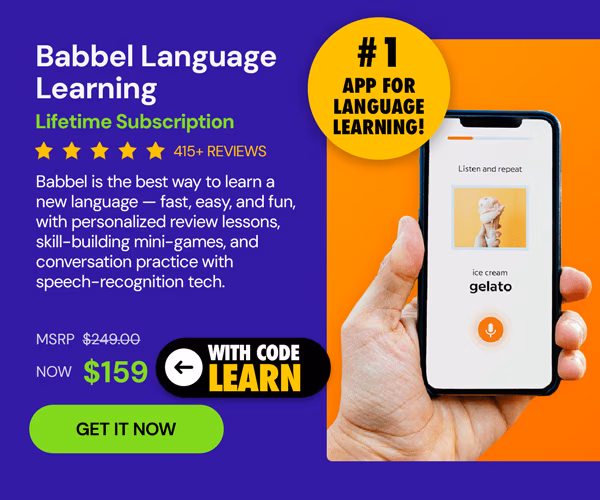 Babbel Language Learning: Lifetime Subscription (All Languages)