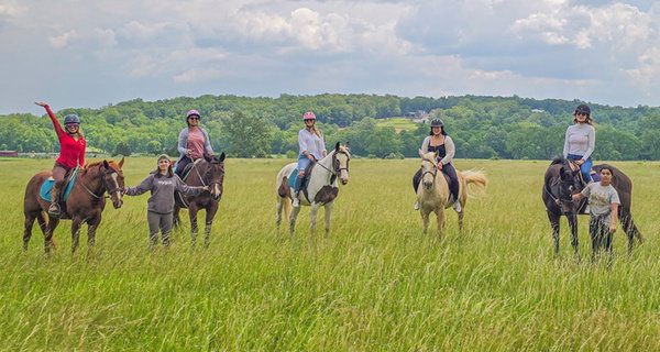 Scenic Horseback Ride Across Northern Virginia's Countryside