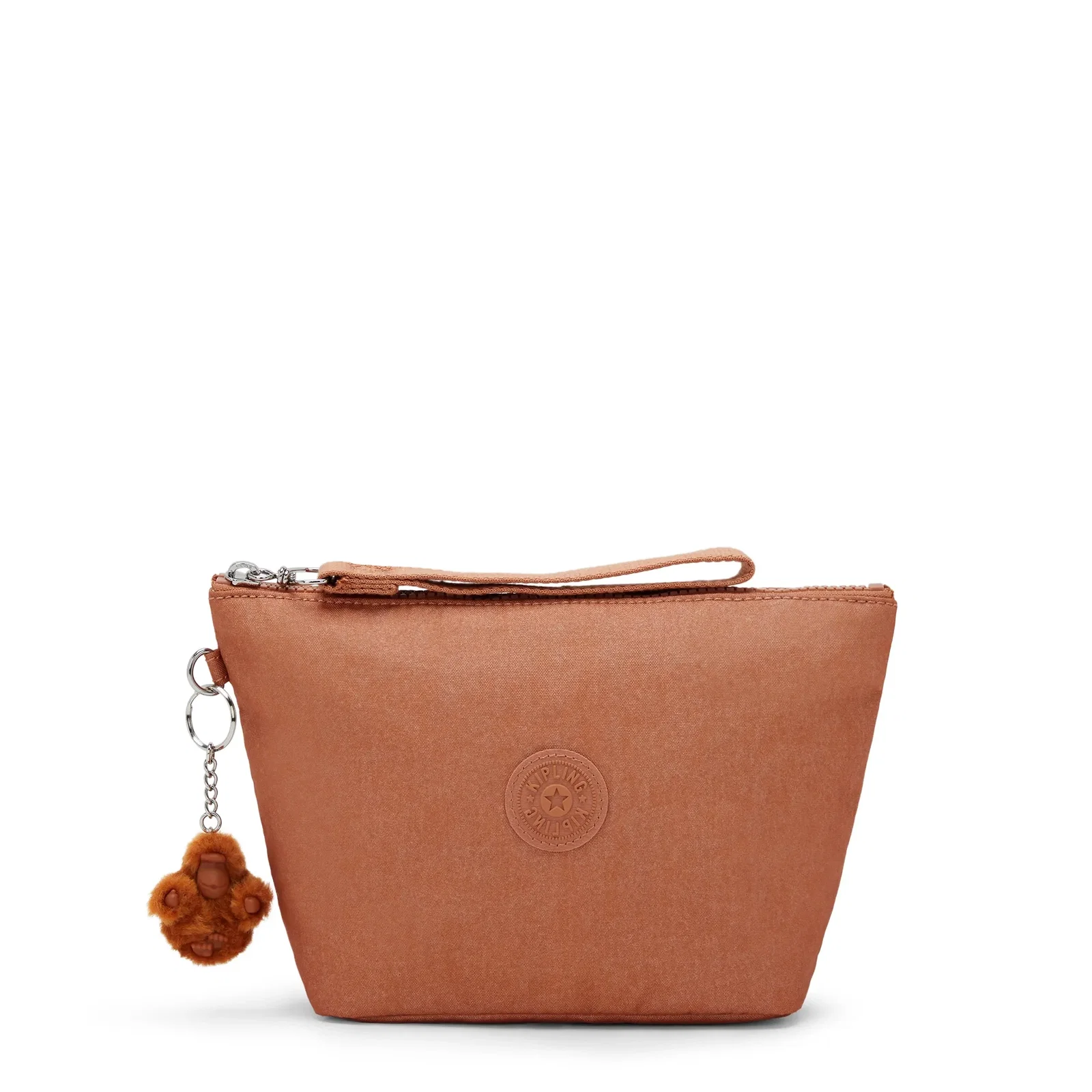 Naomi Medium Metallic Pouch-Copper Glimmer
