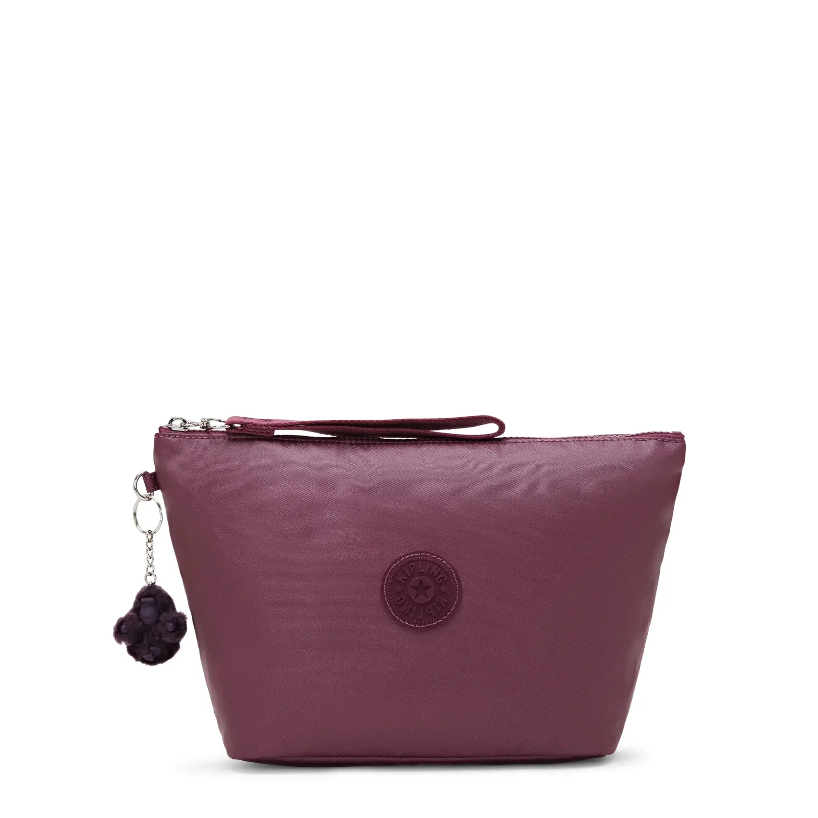 Naomi Large Metallic Pouch-Grape Wine Metallic