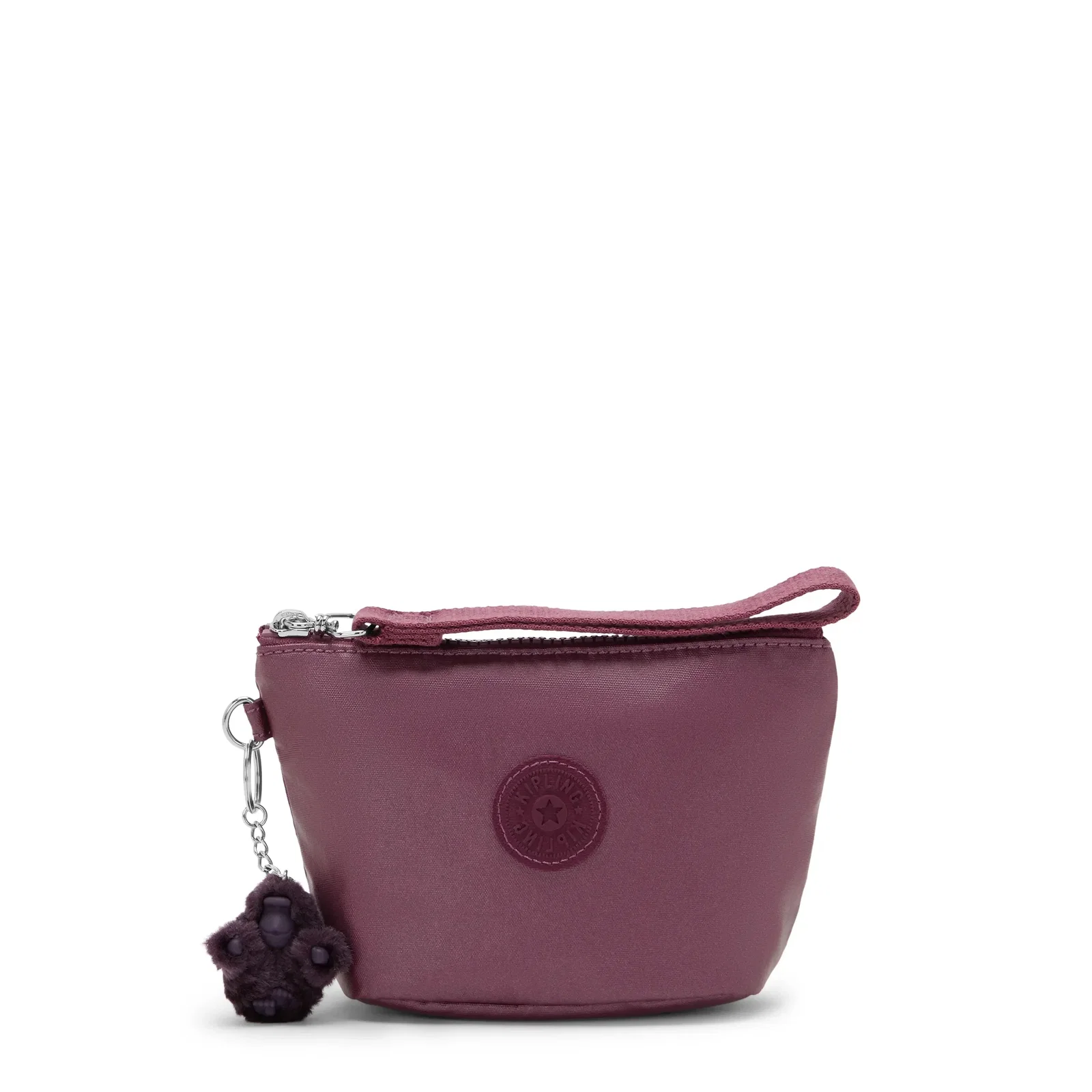 Naomi Small Metallic Pouch-Grape Wine Metallic