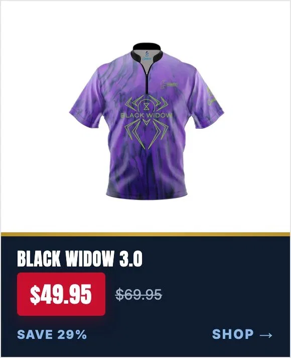 Hammer Black Widow 3.0 Dynasty Fast Track CoolWick Bowling Jersey