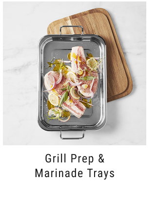 Grill Prep & Marinade Trays