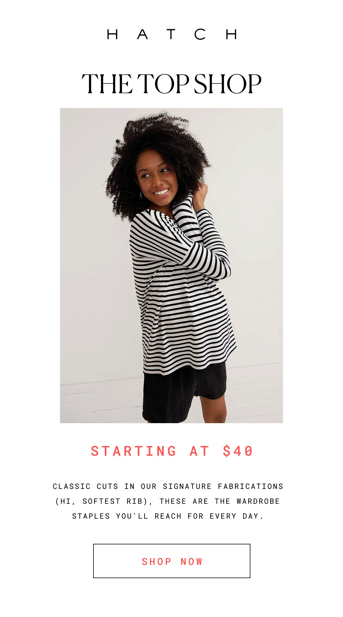 The Top Shop Starting at $40