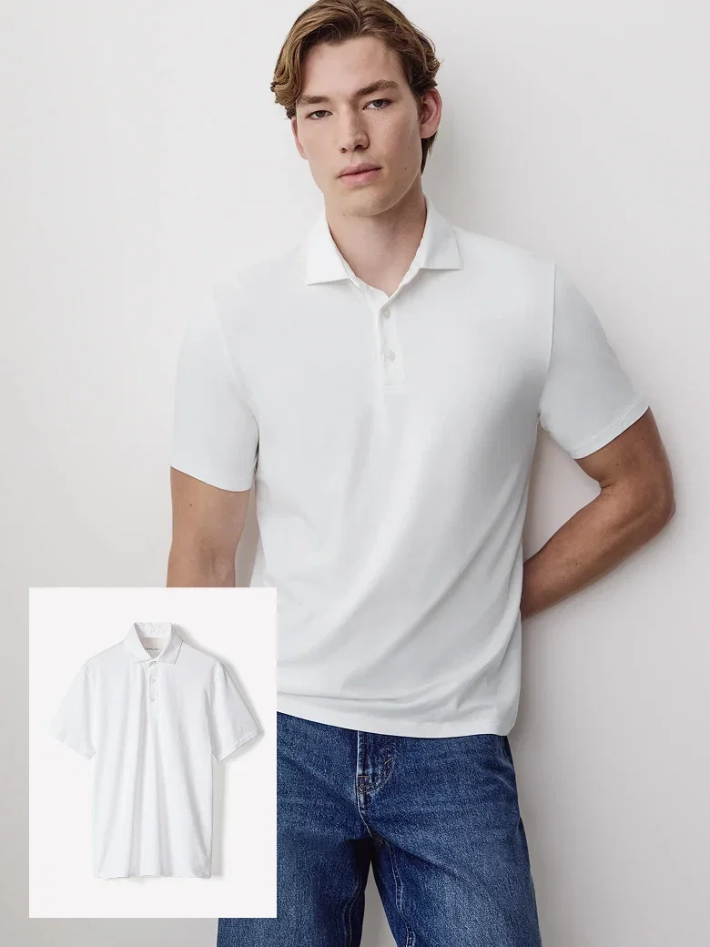 SHORT-SLEEVE SUPIMA (R) COTTON JERSEY POLO