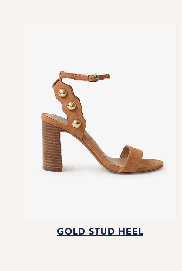 Gold Stud Heel