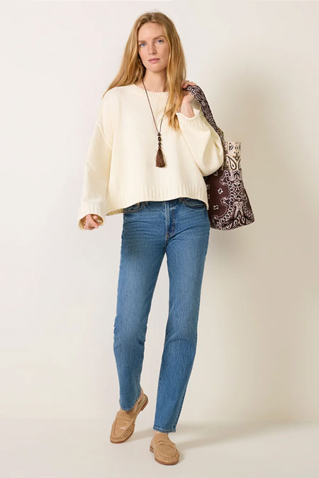 SHOP Aleks Straight Leg Jean