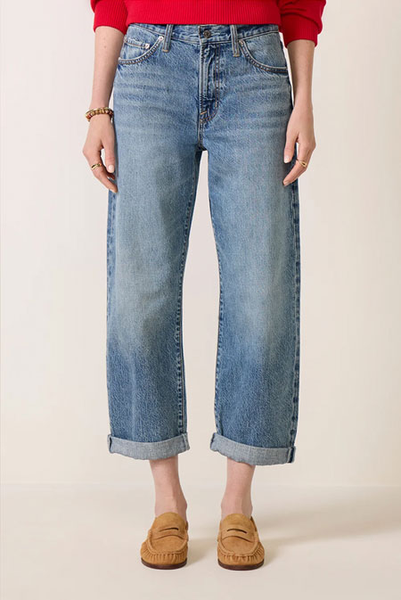 SHOP Donny Rolled Hem Boyfriend Jean