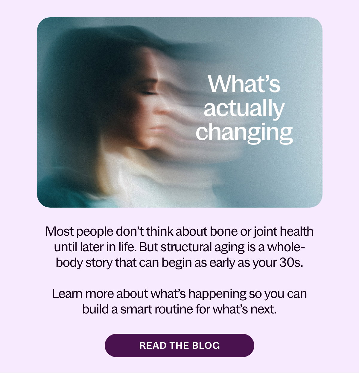 What's actually changing
