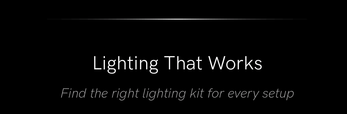 Lighting Basics