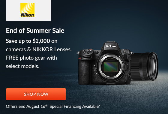 Nikon End of Summer Sale | Shop Now