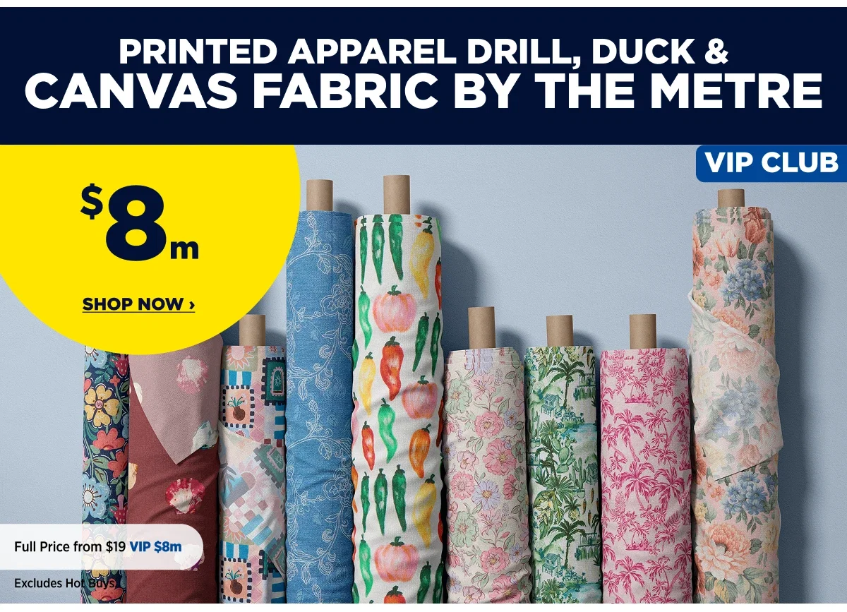 printed apparel drill, duck & Canvas fabric by the metre