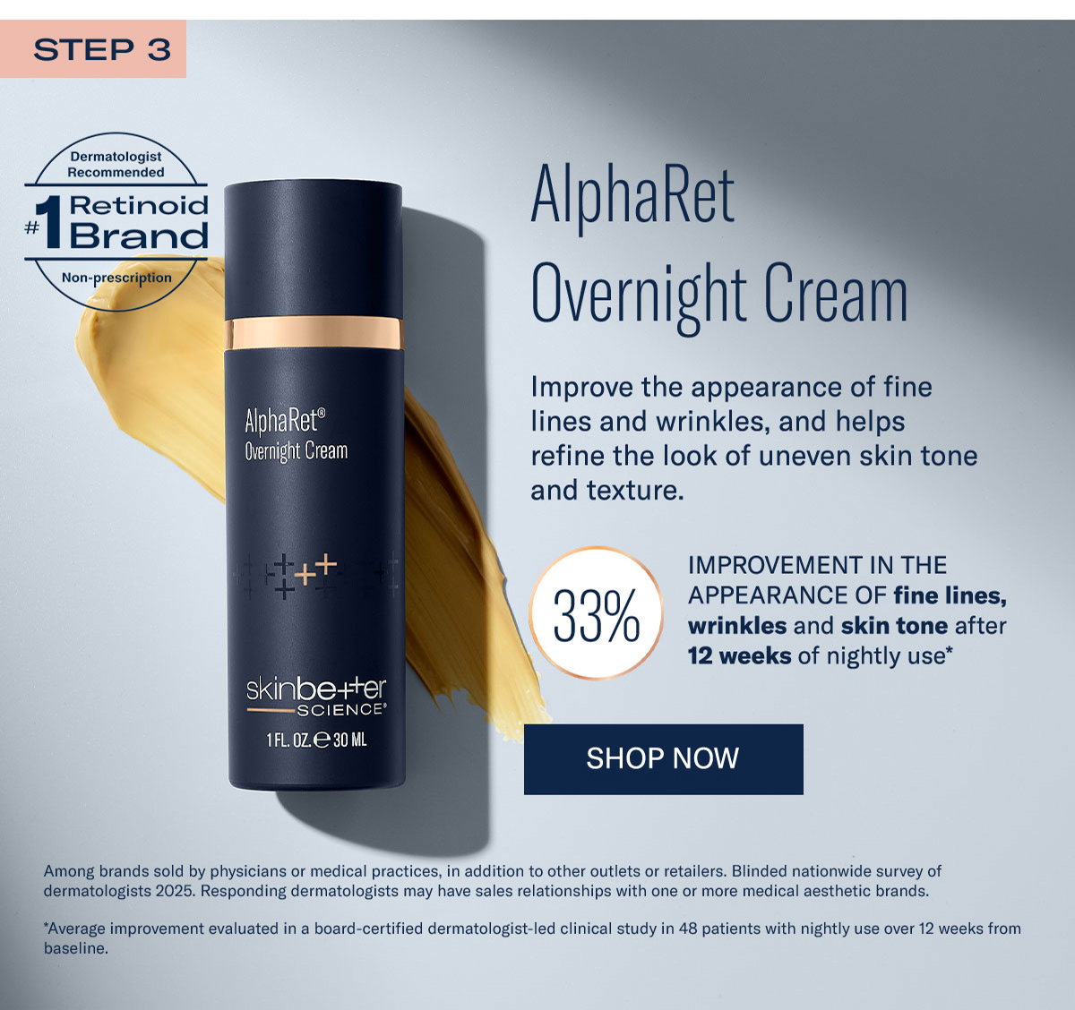 alpharet overnight cream