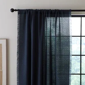 Bondi Raw Edge Slot Top Voile Panel