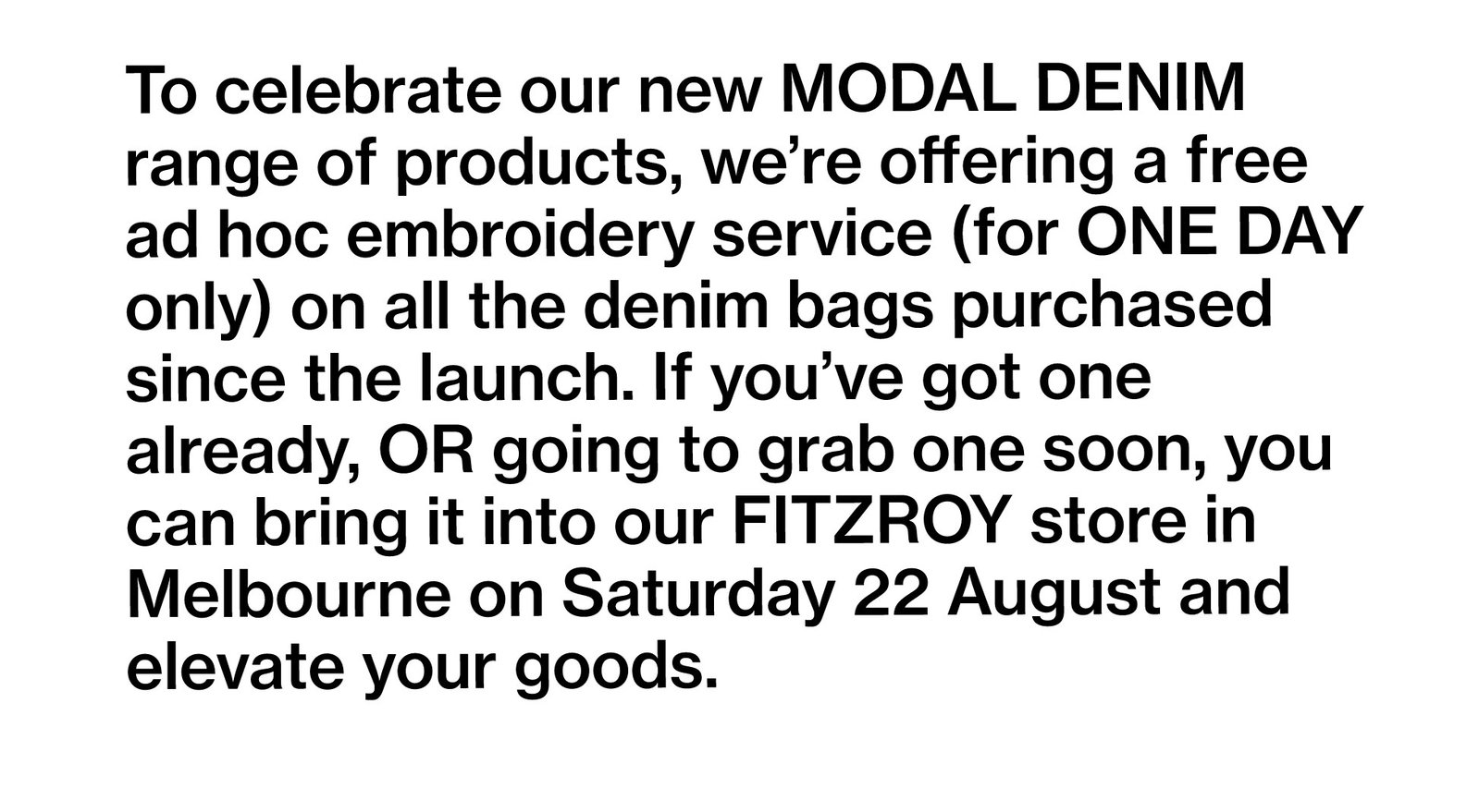 Modal Denim