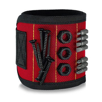 Magnetic Wristband for Holding Screws, Nails & Drill Bits
