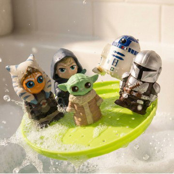 Disney Star Wars Bath Bucket Mini Figure Set