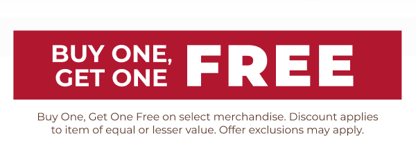 Buy One, Get One FREE!