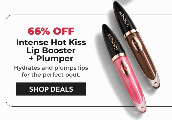 Intense Hot Lip Booster + Plumper: Plumps and hydrates lips for the perfect pout.