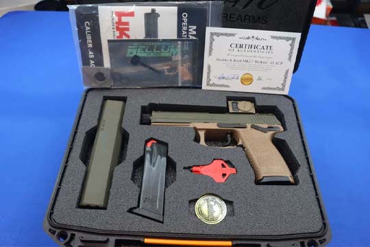 Heckler & Koch H&K Mark 23 BELLUM Pistol & Suppressor 1 of 50 45ACP LE SET