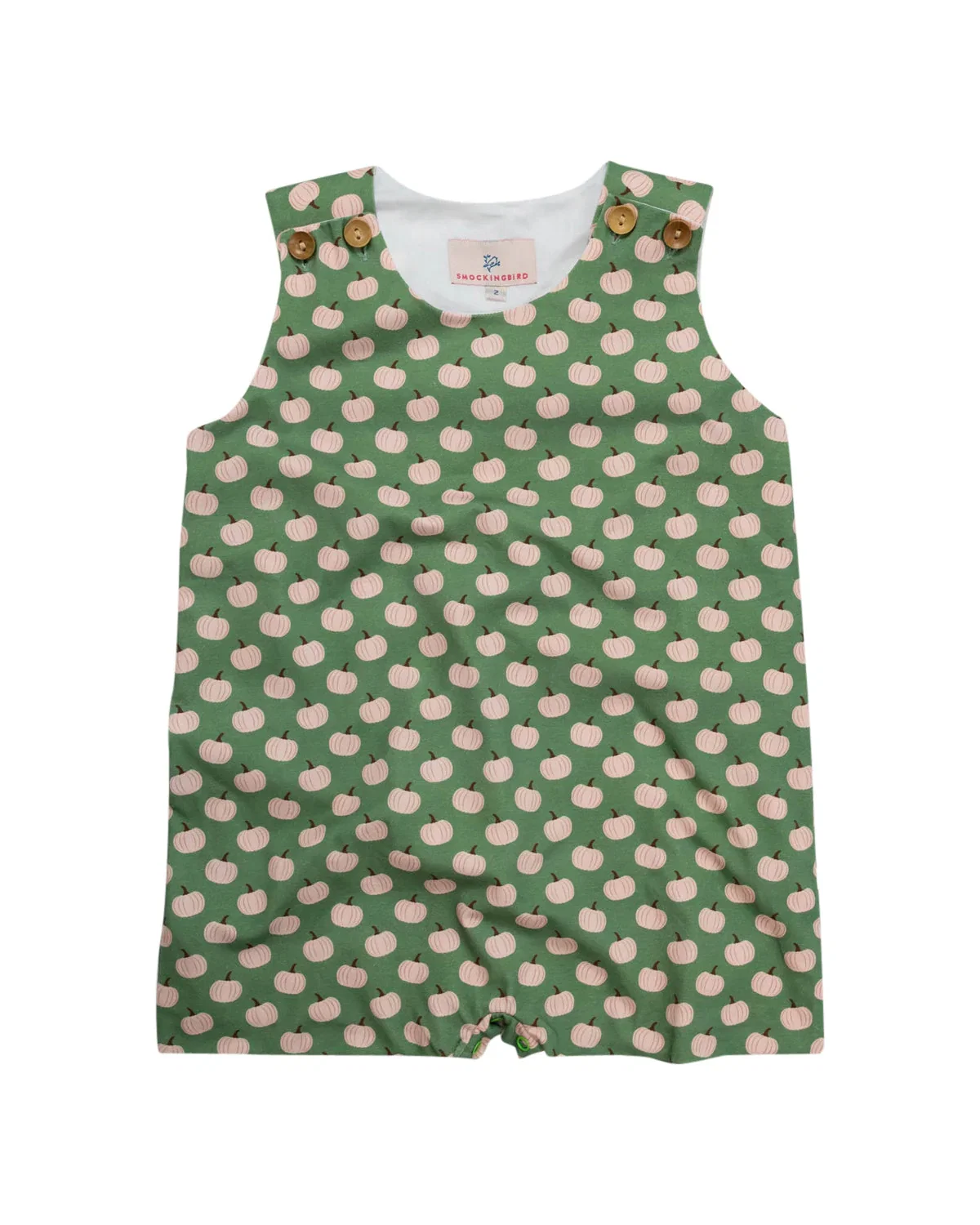 Image of Sage Green Pumpkin Knit Shortall