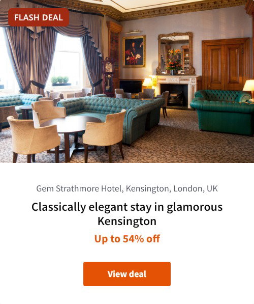Classically elegant stay in glamorous Kensington