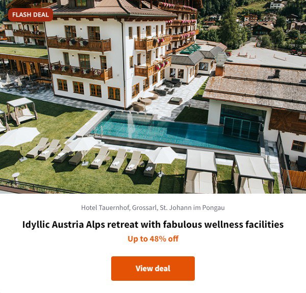 Idyllic Austria Alps retreat with fabulous wellness facilities