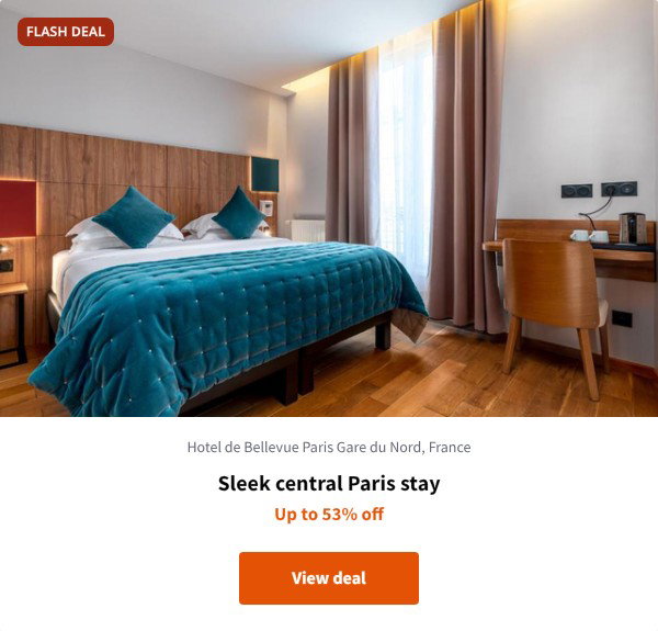 Sleek central Paris stay