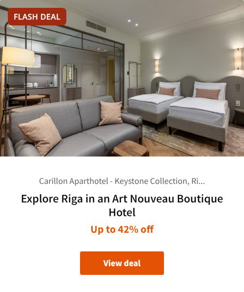 Explore Riga in an Art Nouveau Boutique Hotel